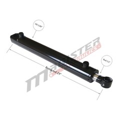 Hydraulic Cylinder Welded Double Acting 2.5″ Bore 20″ Stroke Tang WTG 2.5×20 NEW