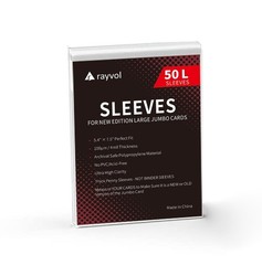 Jumbo Card Sleeves Size L:5.4 x 7.4 Inch – Card Sleeves for Oversized TCG Tra…