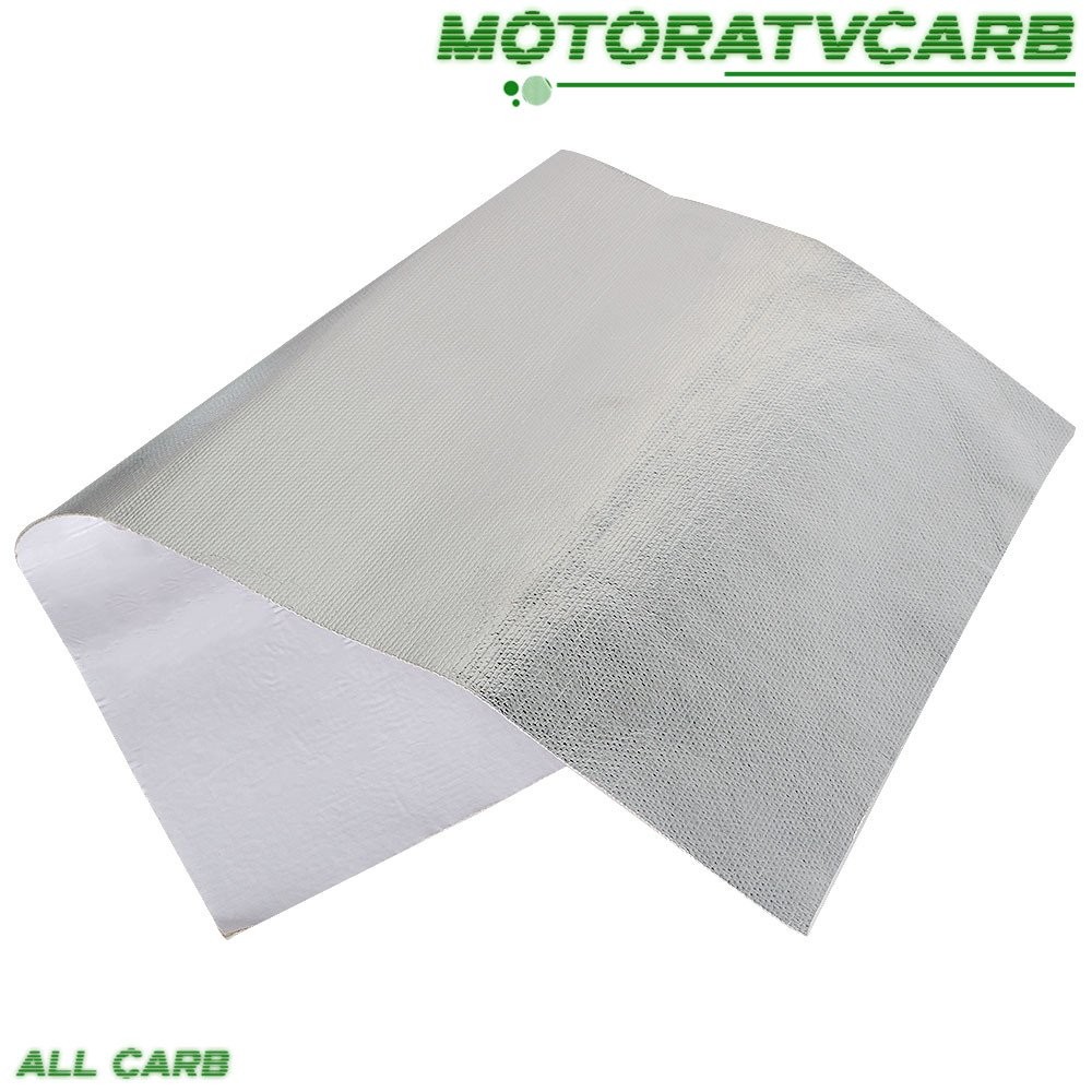 ALL-CARB 24In × 12In × 0.04In Adhesive Backed Aluminized Heat Barrier