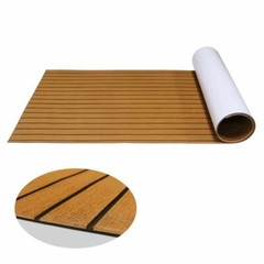 106*35″ Yacht RV Boat Flooring Decking Sheet Pad EVA Foam Faux Teak Marine Mat
