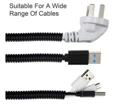 1/2″,3/4″ ,1″ Polyethylene Flexible Split Loom Tubing Harness Wrap Cable Lot