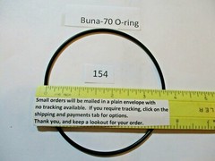 154 O-ring. 3-3/4″ ID x 3-15/16″ OD x 3/32″ thick. Buna-70. Quan 1.