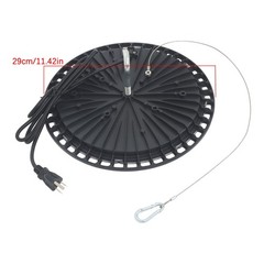 4 Pcs UFO LED 150W High Bay Light Lighting Fixture 18000LM With Hook Safety Rope