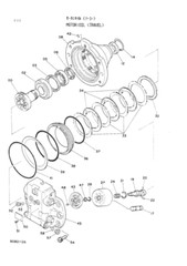 travel motor:rotor ,valve plate piston shaft center ,shaft drive FOR 290D 490D