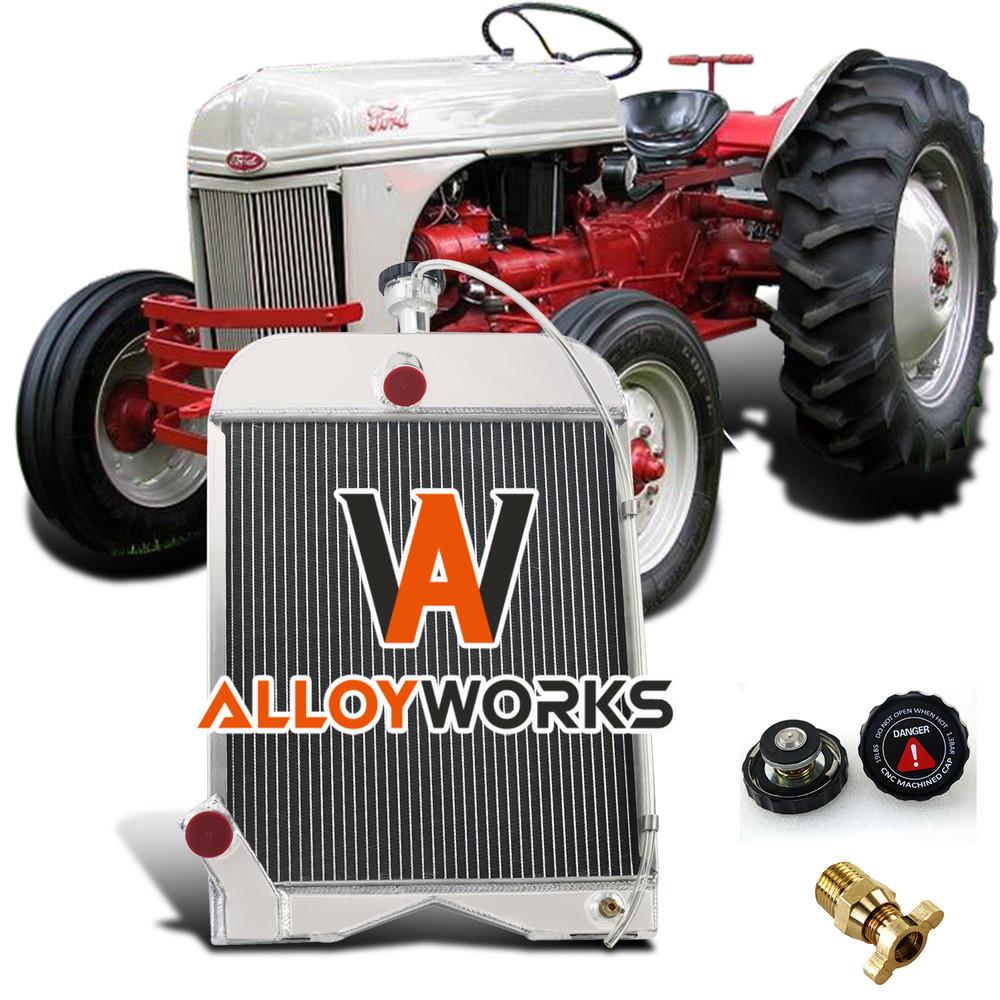 Aluminum 3 Row Radiator Fits Ford 8N 9N 2N Models 8N8005 86551430 Tractor.