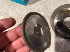 1 NOS Diamond GRINDING WHEEL USA 3.55″ X .220″ X 1 1/4″ – Bx2#5
