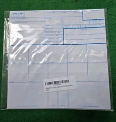 5 Fingerprint Cards FBI Applicant FD-258 1st Choice Livescan Fingerprinting NEW