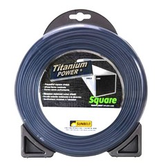 B142105 Titanium Power Trimmer Line, .105″ square