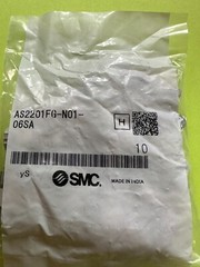 SMC AS2201FG-N01-06SA Flow Control 90° 1/8″ MPT x 6mm (Lot of 10) – New