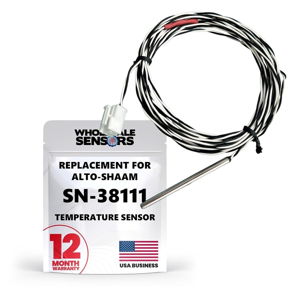 Replacement Alto-Shaam SN-38111 Temp Control Probe, 1kOhm RTD, 12 Month Warranty