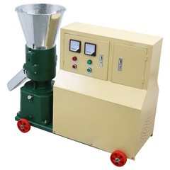 6mm Fram Feed Pellet Mill Machine 2 Rollers Fodder Pelletizer 200-250KG/h 220V
