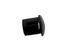 1/4″ Hole Nylon Locking Panel Plugs Black/White Dome Cover 5/16″ Top Width