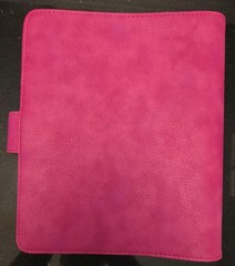 Hot Pink Print Pressions Faux Leather Planner Wallet Card Holder Binder A5 NWOT