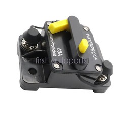 New Car Boat Marine Circuit Breaker Reset Stereo Audio FuseInverter 12V 60A AMP