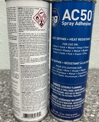 2 Pack IPG 82766 AC50 Spray Adhesive Brand New Fast-Drying Aerosol Adhesive