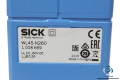 SICK WL45-N260 PHOTOELECTRIC SENSOR_NPN_60 mm x 105 mm x 105 mm_1 m – 55 m_LED