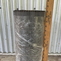 26-inch Stainless Steel Balanced Weave 0.25-inch Wire Mesh Belt 10L