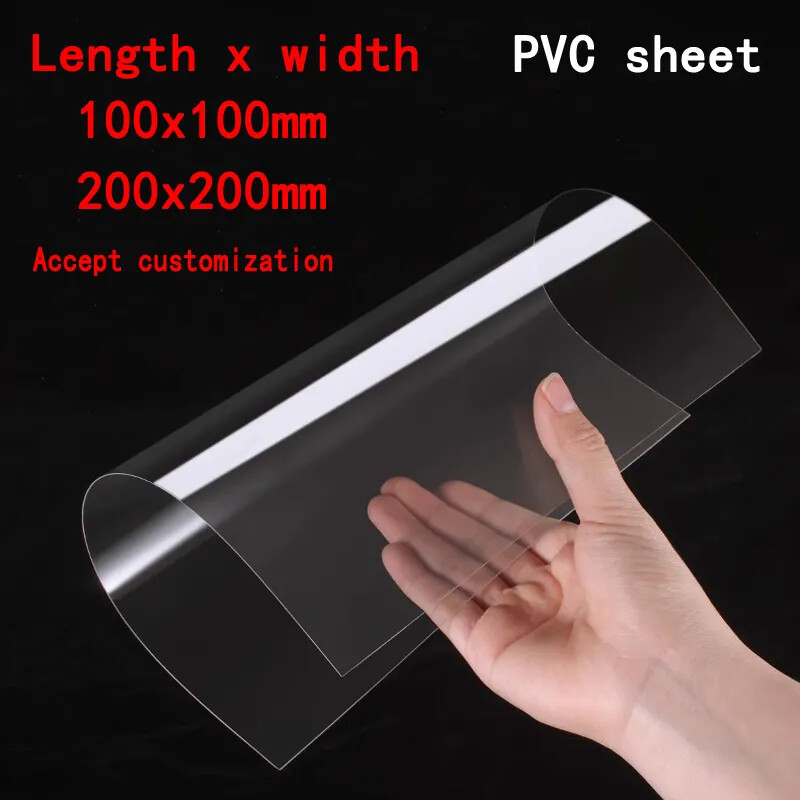 High Transparent PVC Plastic Plate Hard Sheet Thin Isolation Plate Board 0.5~3mm