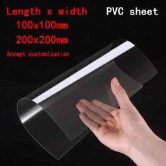 High Transparent PVC Plastic Plate Hard Sheet Thin Isolation Plate Board 0.5~3mm