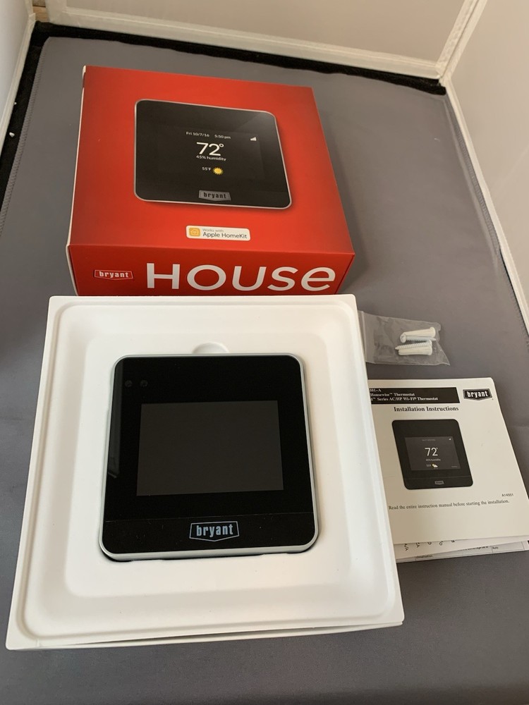Bryant Housewise Wi-Fi Smart Thermostat T6-WEM01-A Works w/ Apple Homekit HVAC