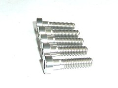 M5X20 5mm M5 X 20 LOW SHALLOW HEAD SOCKET CAP head TITANIUM Ti GR5 RACE SPEC