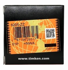 10PACK USA TIMKEN 6205-ZZ 25X52X15MM Double Metal Seal Bearings 6205-2Z 6205ZZ