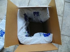 Recyclable Insulated Cooler with Shipping Box ext meas 11.25″L x 9″W x 11.25″H