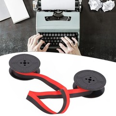 Nylon Typewriter Ribbon Set Easy to Install and Replace Red and Black Ink