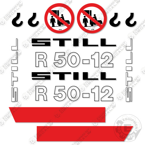 Fits Still R50-12 Decal Kit Forklift – 7 YEAR OUTDOOR 3M VINYL!