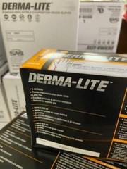 100-1000 SAS Safety 5mil Derma-Lite Nitrile Powder-Free Gloves, M, L, XL