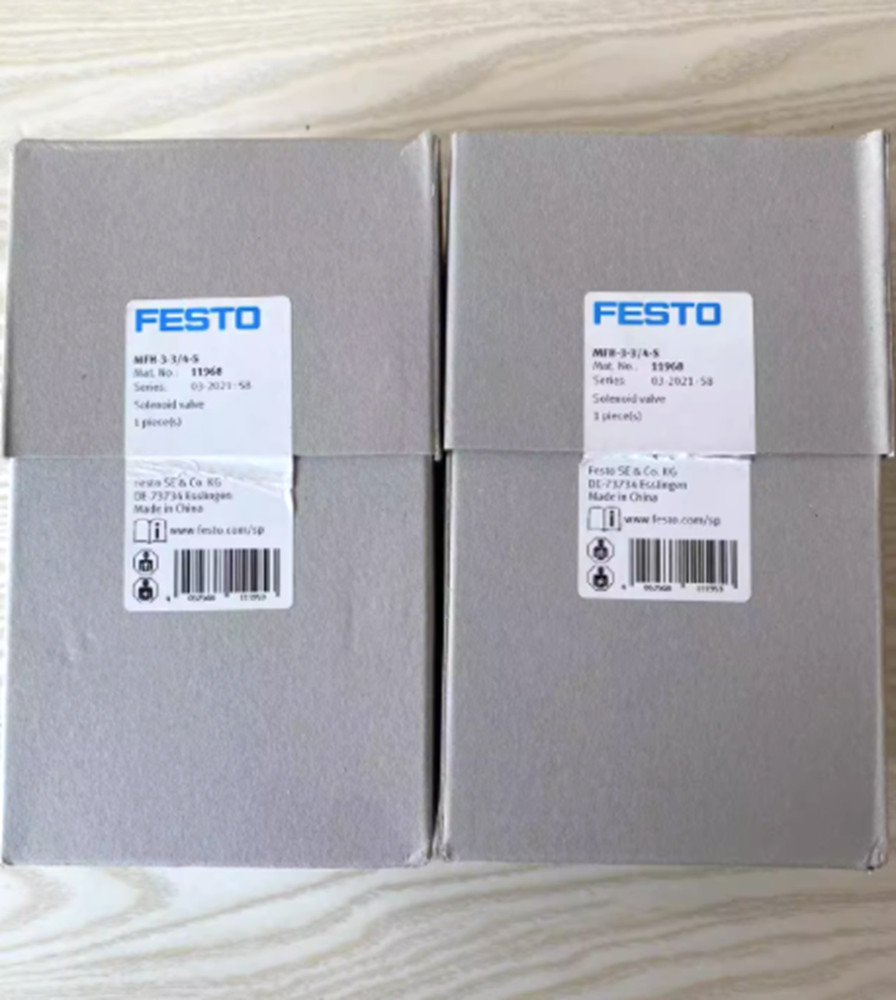 Festo MFH-3-3/4-S 11968 Solenoid Valve New One Expedited Shipping