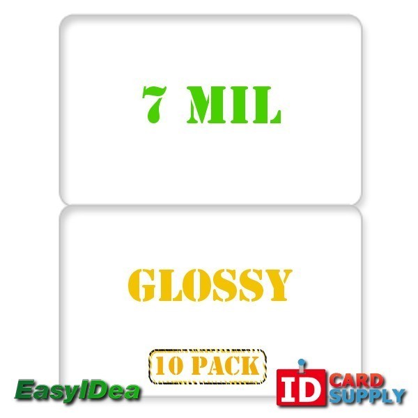QTY: 10 | 7 mil Glossy Edge to Edge Butterfly Laminating Pouch – for ID Cards