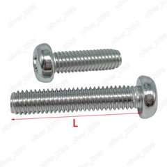 M2 M2.5 M3 M4 M5 M6 M8 304 Stainless Steel Phillips Cross Small Pan Head Screws