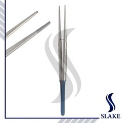 3 CASTROVIEJO Scissors Needle Holder Curved TC Forceps Dental Eye Set KIT Blue