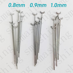 20Pcs Dental Ball Retainer J Clasp Oblique Clasps Bars Y-Type Scheu Style USA