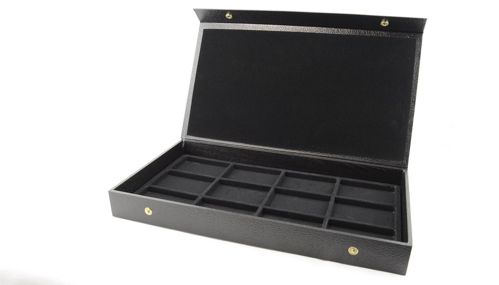 Pocket Watch Display Case Storage Box For 12 Watches New 1.125″ Tall