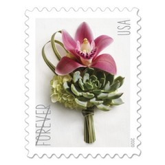 United States Postal Service Contemporary Boutonniere 2020 Stamps 40 Stamps