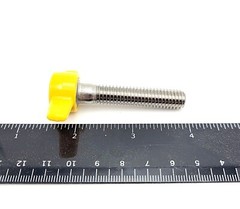 3/8″ Thumb Screw T Bolts Yellow Butterfly Tee Wing Knob Stainless Steel 3/8-16