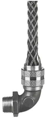 Hubbell 7401087, Wire Mesh Strain Relief, .62-.75In , 1In W/Mesh, 1 PC