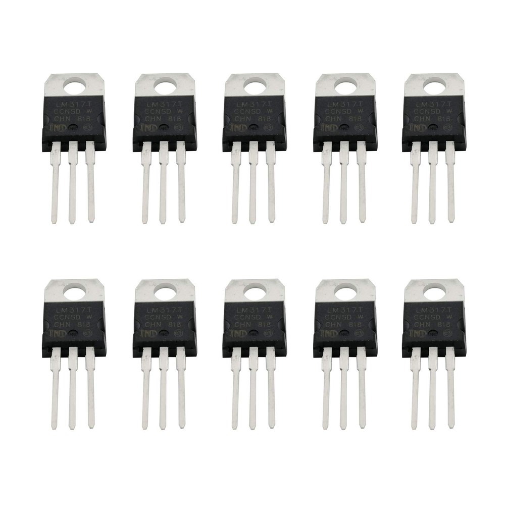 LM317T LM317 Adjustable Voltage Regulator IC TO220 1.5A 1.2V37V 10 PCS