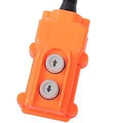 2-in-1 Portable Electric Hoist Power Winch 1100 lbs Wired Remote Control 1500W
