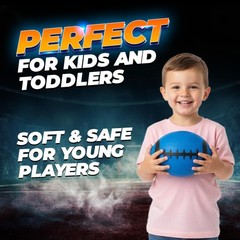 6-Inch Mini Footballs for Kids (Pack 6-Inch, Red, Blue, Green, Orange, Brown