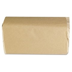 GEN 1507 9 in. x 9.45 in. Singlefold Paper Towels – Natural (4000/Carton) New