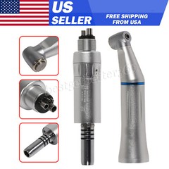 Dental Slow Low Speed Handpiece Push Contra Angle NSK Style Air Motor 4Hole WY4