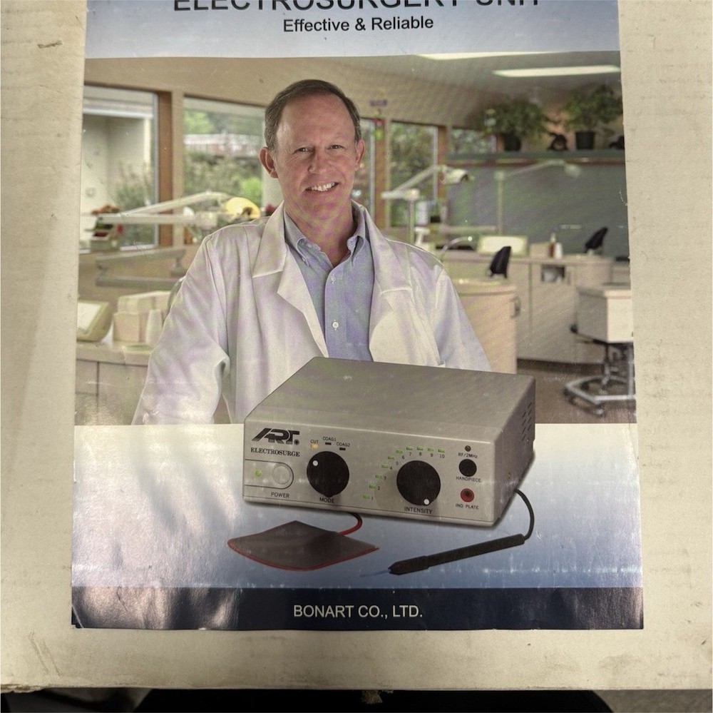 Bonart ART-E1 Electrosurgery Unit w/ Foot Pedal, Handpiece Cable & IND Plate