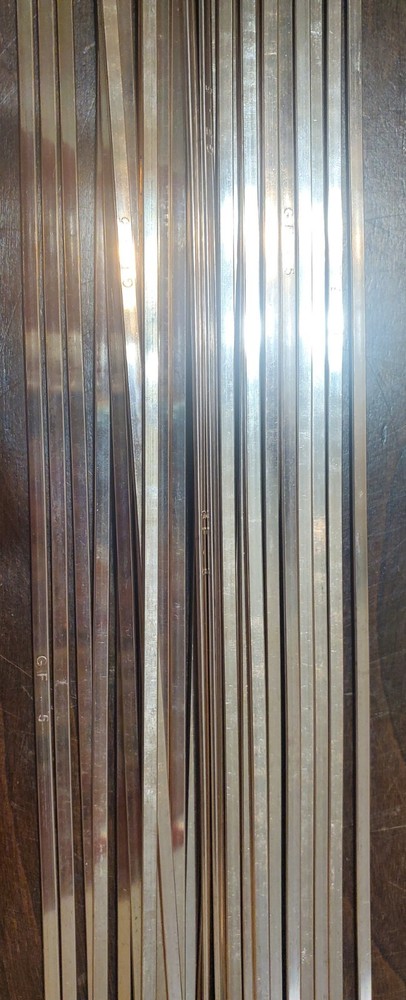 1lb 28 Rods Gasflux 5% Silver Phos Copper Brazing Rod AWS A5.8 BCUP-3 .05×1/8″