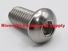 (10) M10-1.5X20 Button Head Cap Screws / Bolt Stainless M10x20mm / 10mm x 20mm