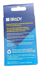 Brady Original White Label Tape Cartridge Vinyl 3/4″ x 21′ for BMP21 Plus Lab