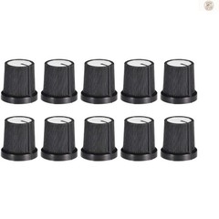 10 Pcs 6mm Knobs for Guitar Effects Pedals & Amplifier Control
