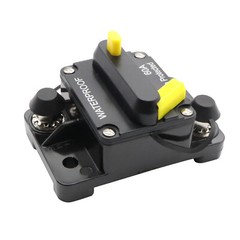 60 Amp Waterproof Circuit Breaker Auto/Marine/Solar 12-48V DC Manual Reset